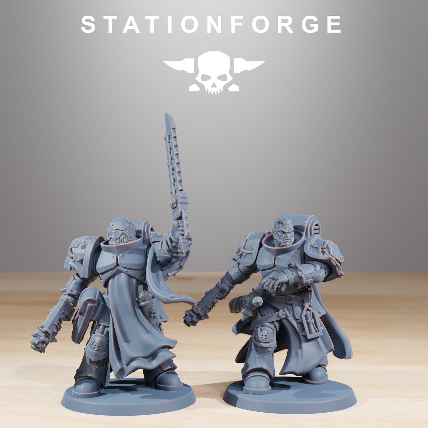 Socratis Legion Crusaders * Set of 10 32mm scale/Station Forge/8K resin printed