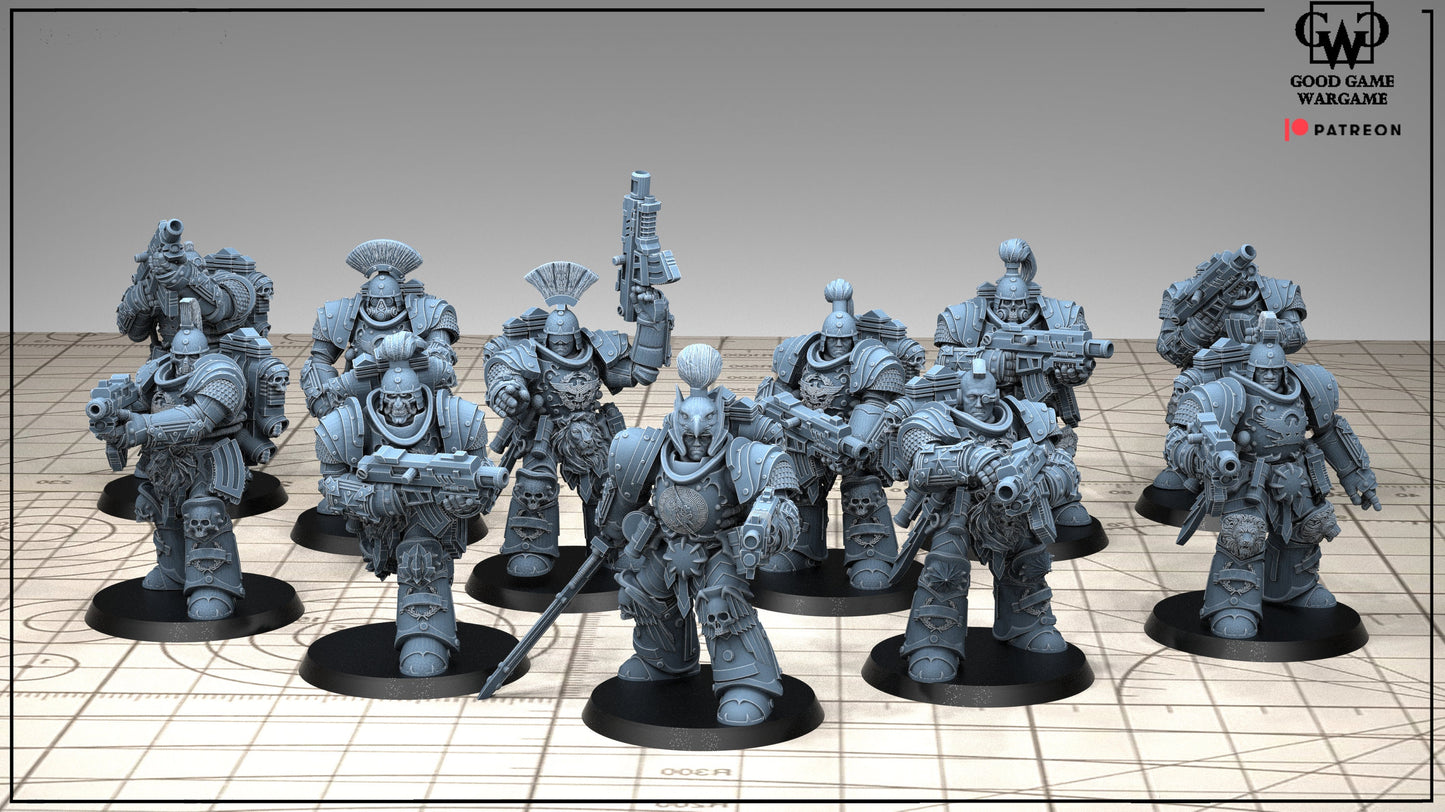 Thunder Warriors SQ1  Unit by GGW (5 figures supplied)