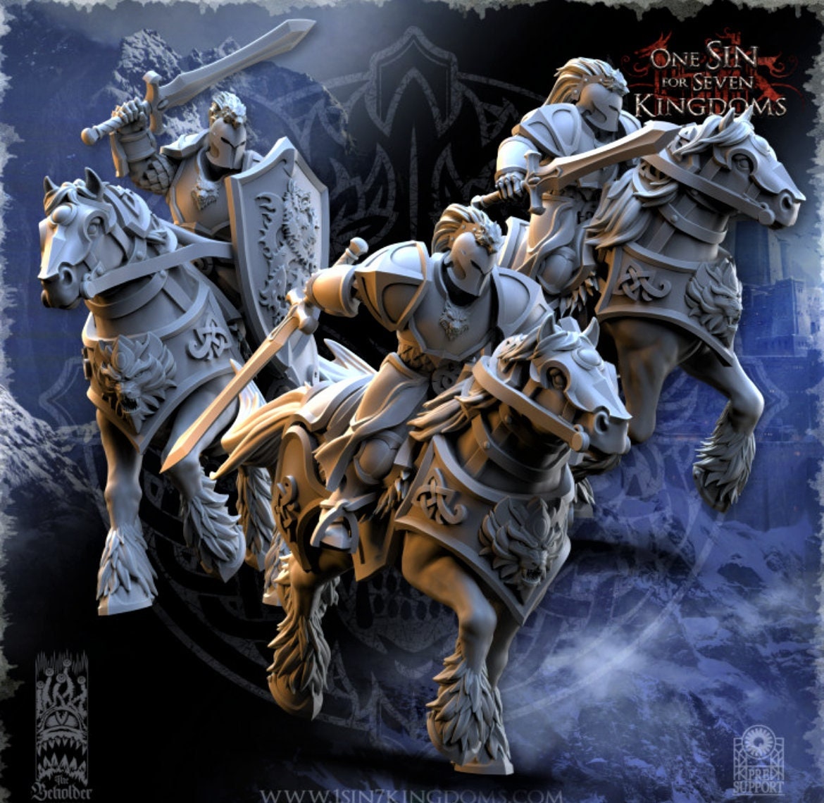 Wolf Warrior Knights by Beholder