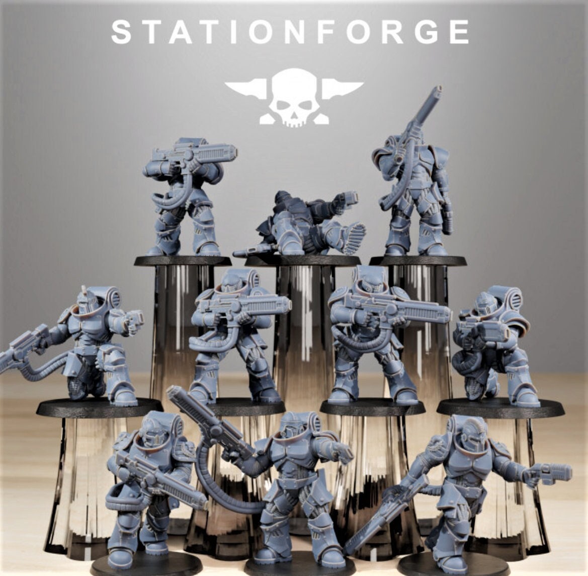 Socratis Exterminator / Marine / Stationforge minatures