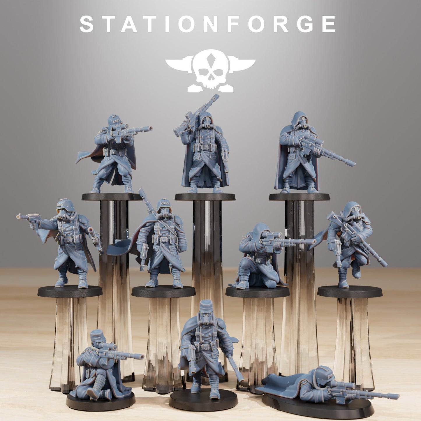 Grimguard Marksman x 10 models/ Stationforge minatures