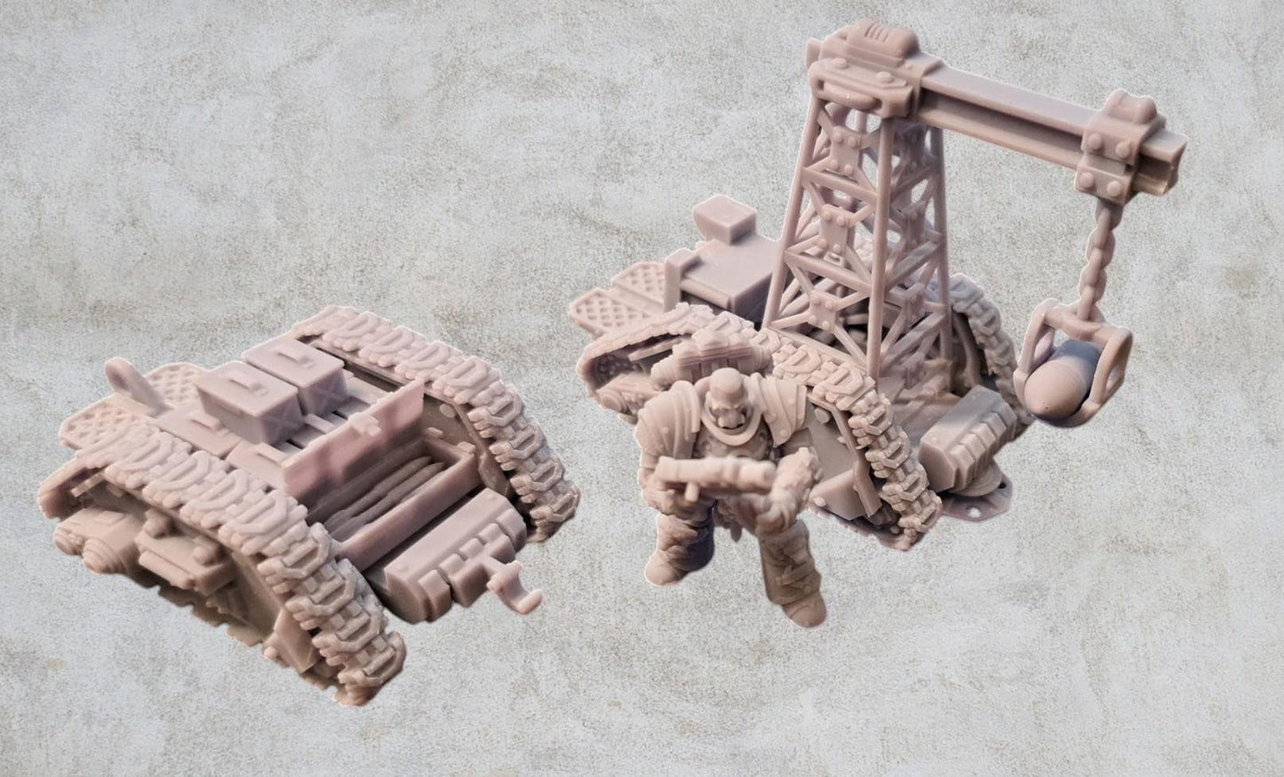Ammo Train for Artillery platforms (figure is to indicate scale. not included).