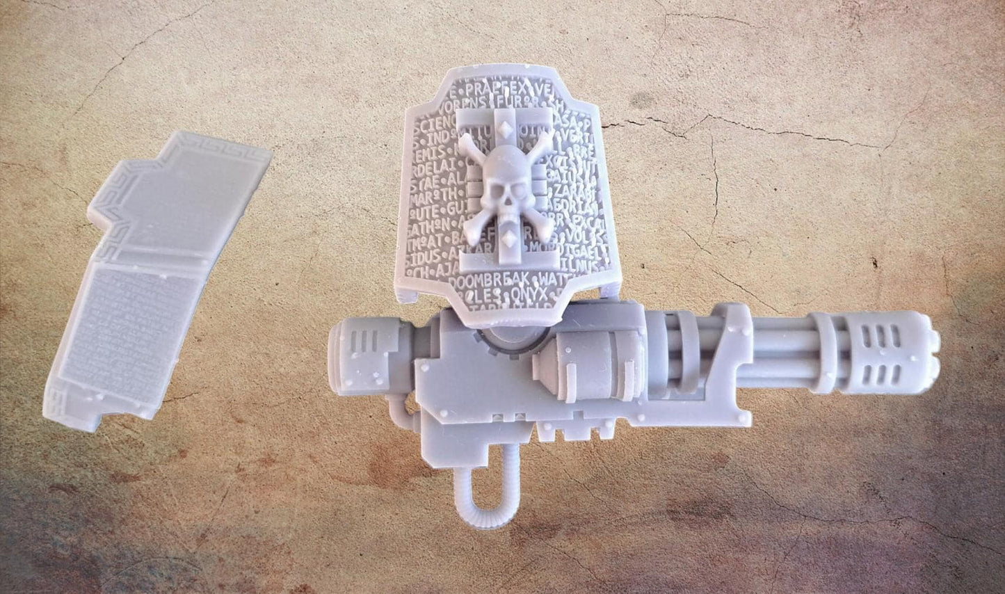 DW Redemptor armour upgrade 3 ( chain gun is to demonstrate pad size only not included).