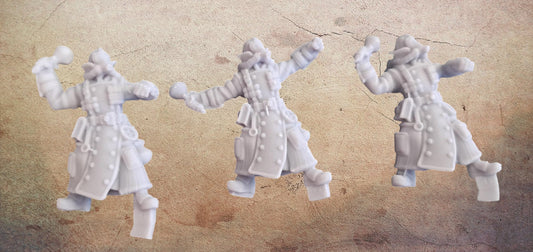 Warmachine grenade throwers.