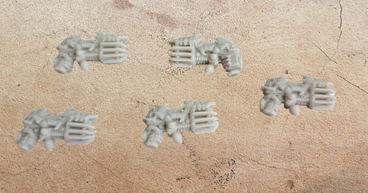 Disintigrator pistols.