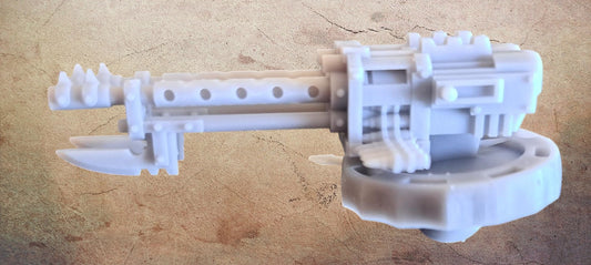 Despoiled gun arm.(2x supplied).