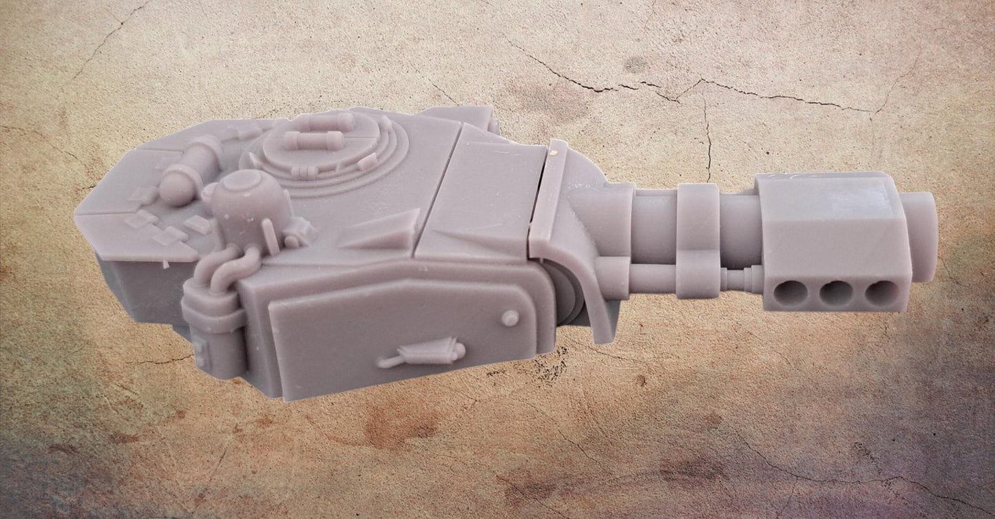 Lemon turret.(one piece gun does not move).