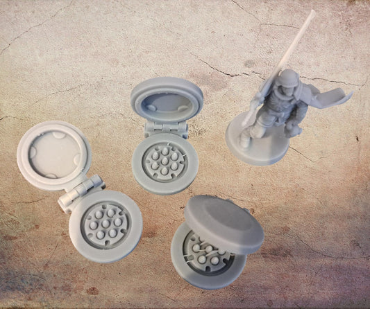 Missile silos.(figure is for scales only).