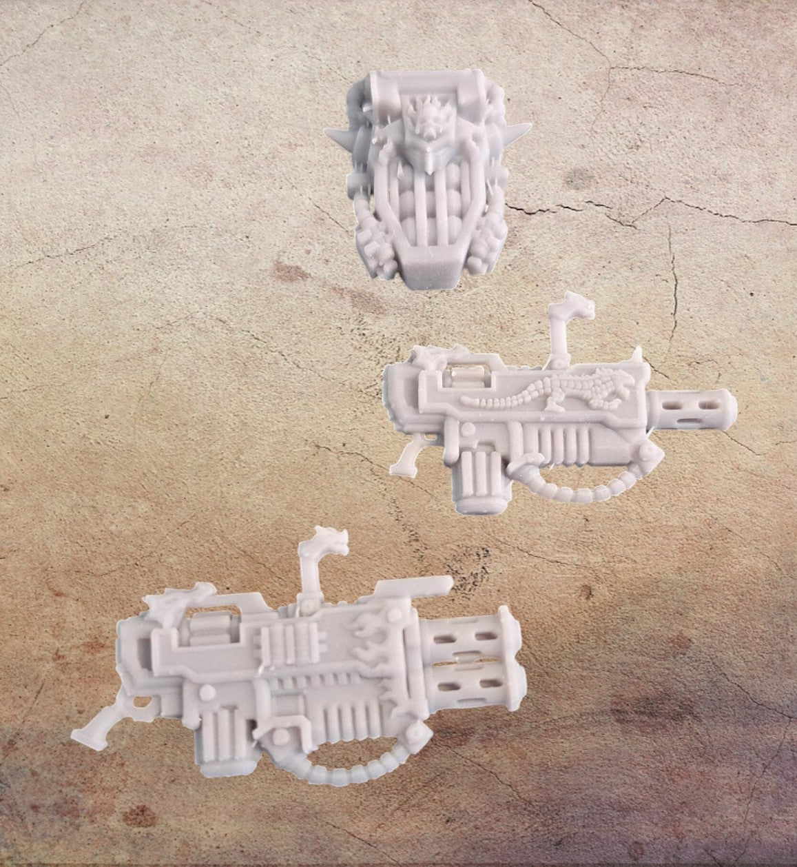 Dragon fire guns.
