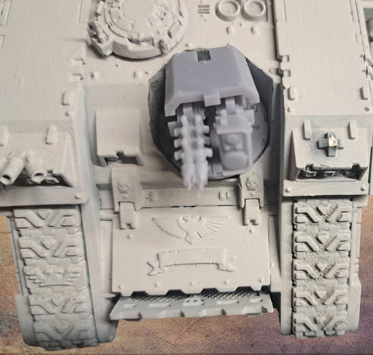 Big tank front gun.