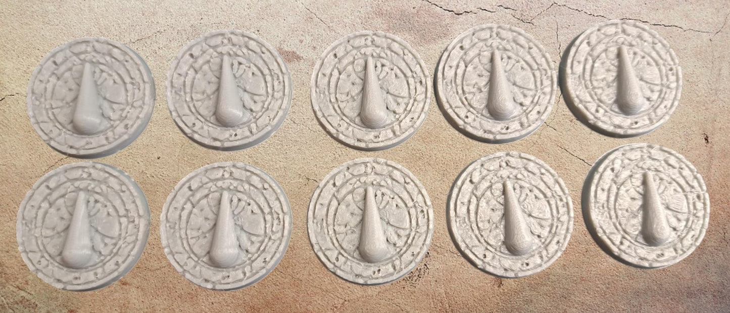 Trench blood markers.