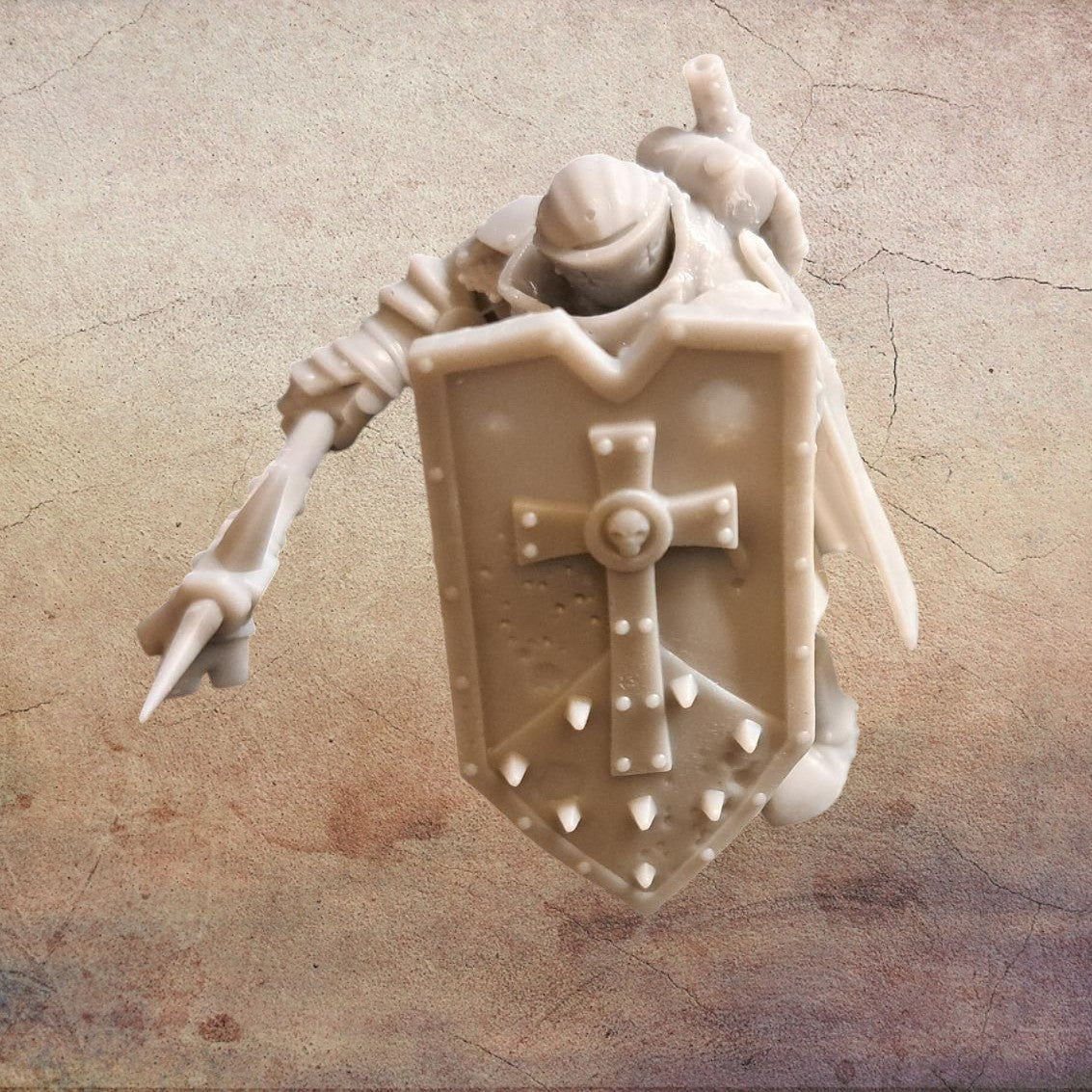 Trench Heavy Mec with hammer.