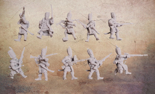 Big hat Prussian infantry.