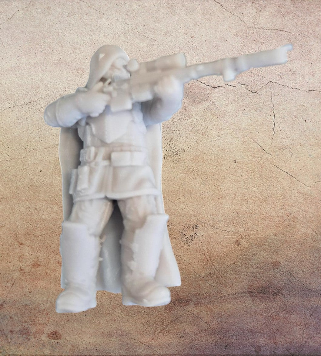 Trench style sniper.