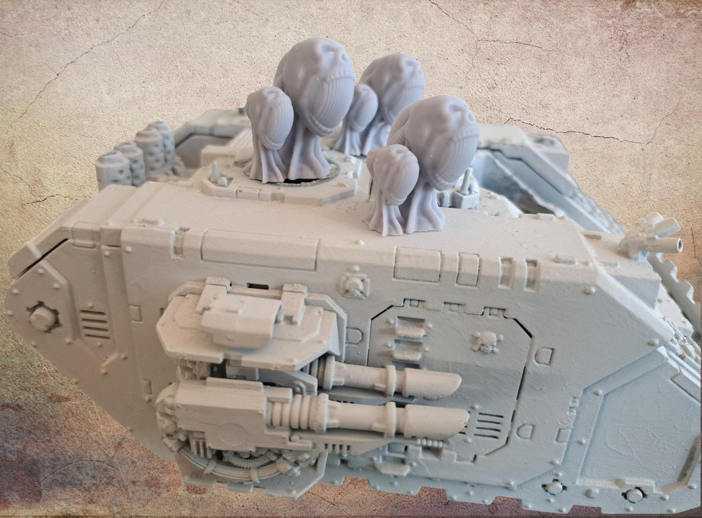 Noise marine tank weapons.