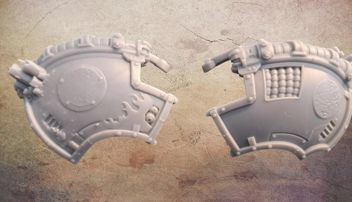 Saturnine dread pauldrons.