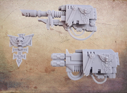 Deathwatch Melta and lascannon sponson.