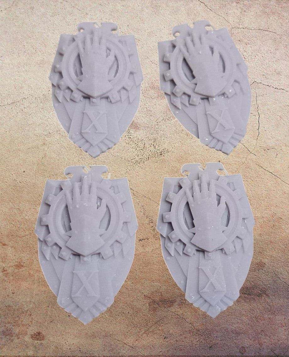 Iron hands sheilds.