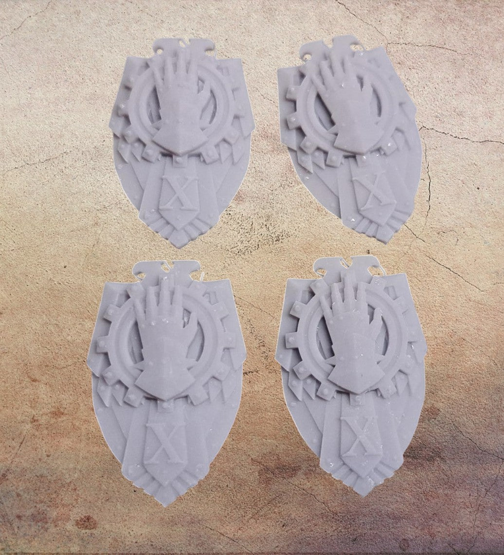 Iron hands sheilds.