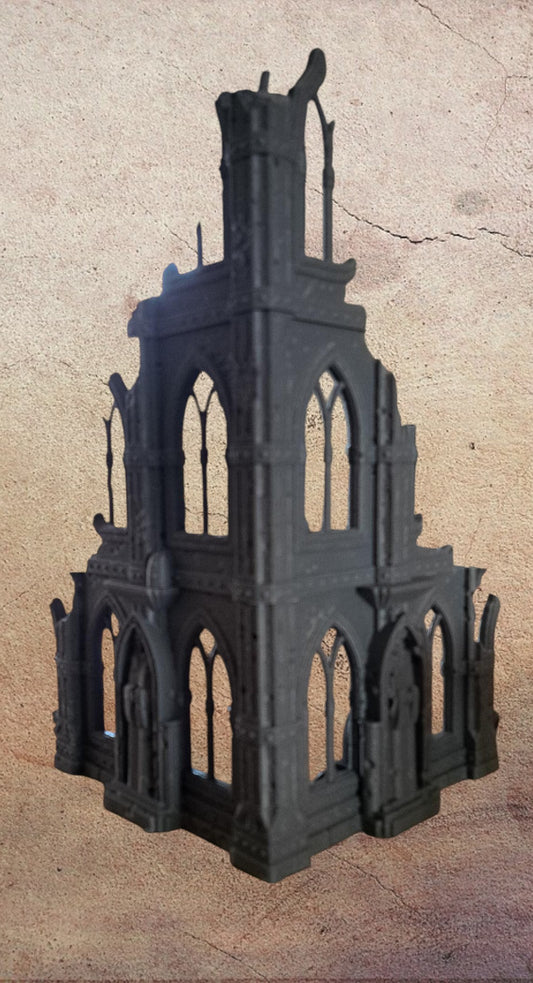 Corner building. (three levels).