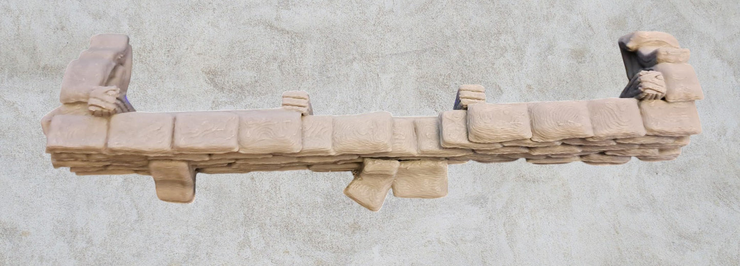 Sand bag Line.